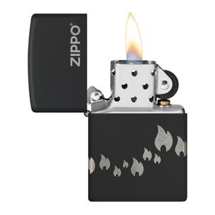 Encendedor Zippo Zippo Flame Design Negro Zp48980