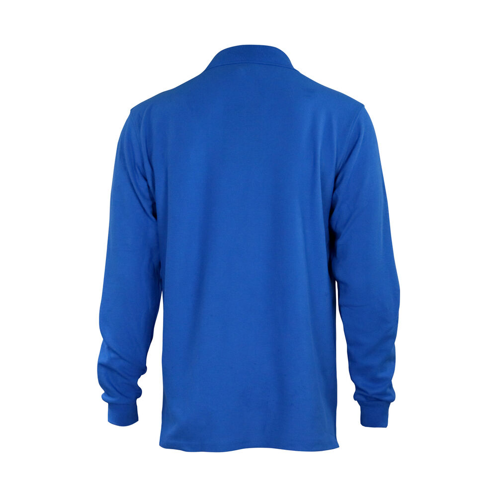 Polera Pique Azulina Manga Larga Upf 40 image number 1.0