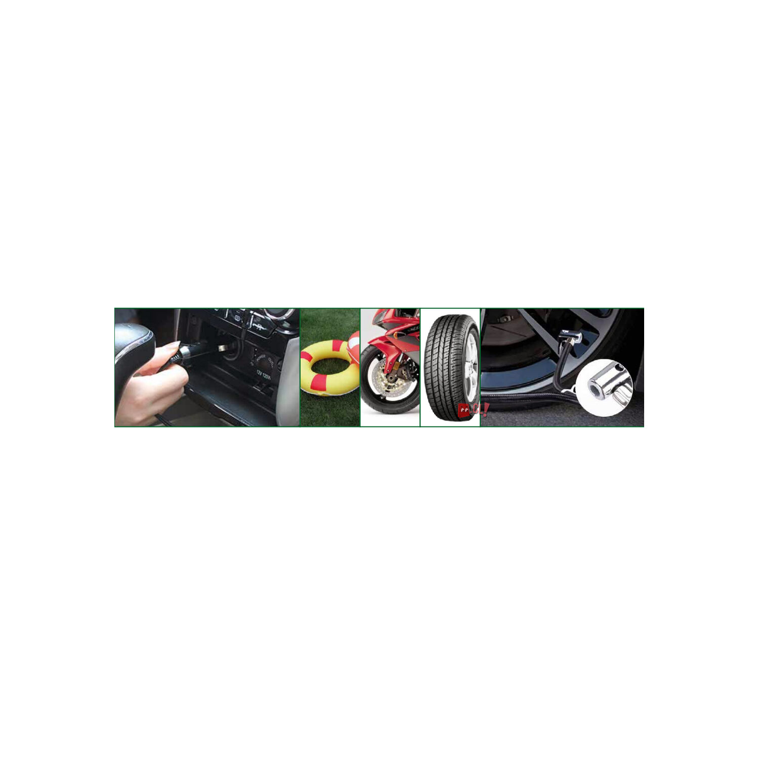 Compresor De Aire Port&aacute;til 150psi De 120w Para Autos - Ps image number 1.0