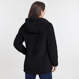 Chaqueta Montgomery Sherpa Cuello Alto Con Capucha Mujer Geeps