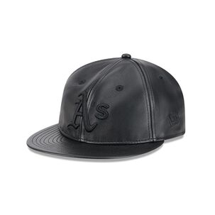 Gorra 9fifty Mlb Oakland Athletics Genuine Leather Black