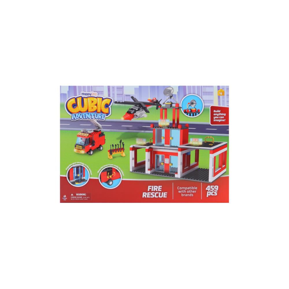 Bloques 459 Pzas - Estacion Bombero Happy Line image number 0.0