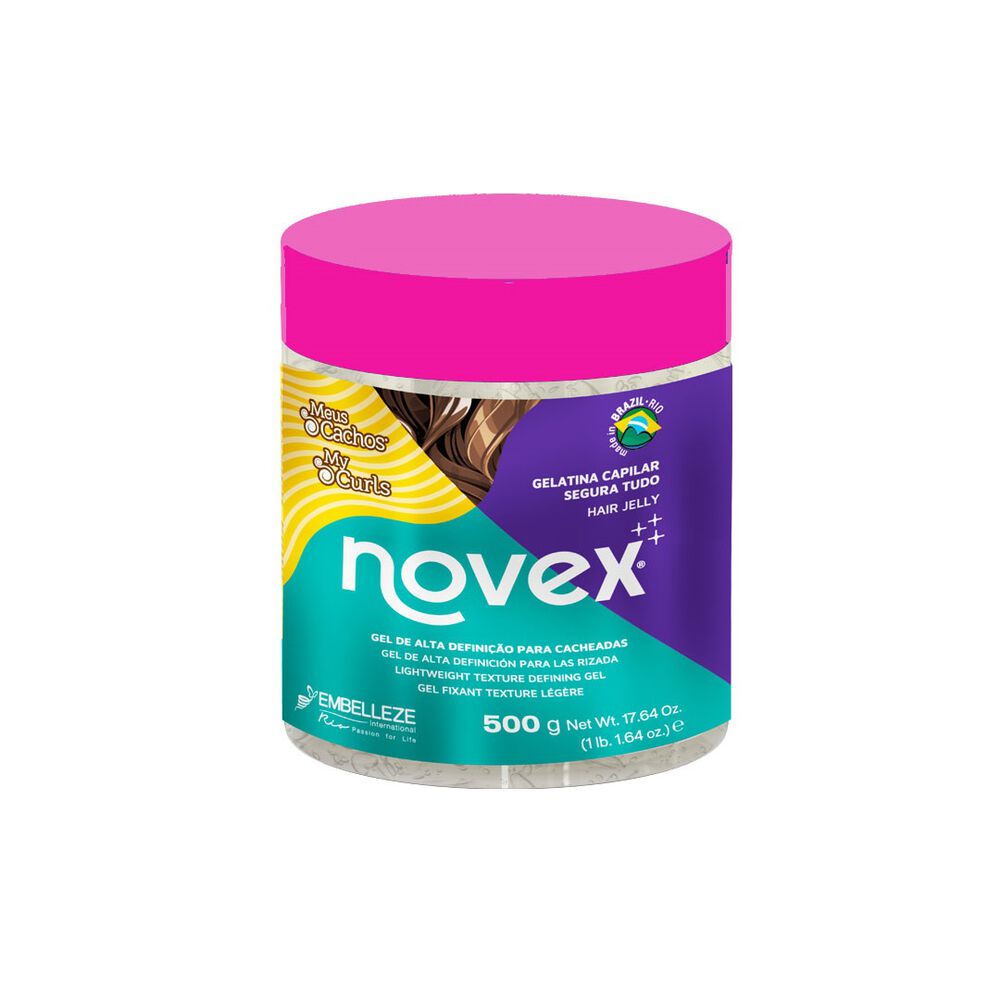 Gelatina Capilar Meus Cachos Segura Tudo 500g Novex image number 2.0