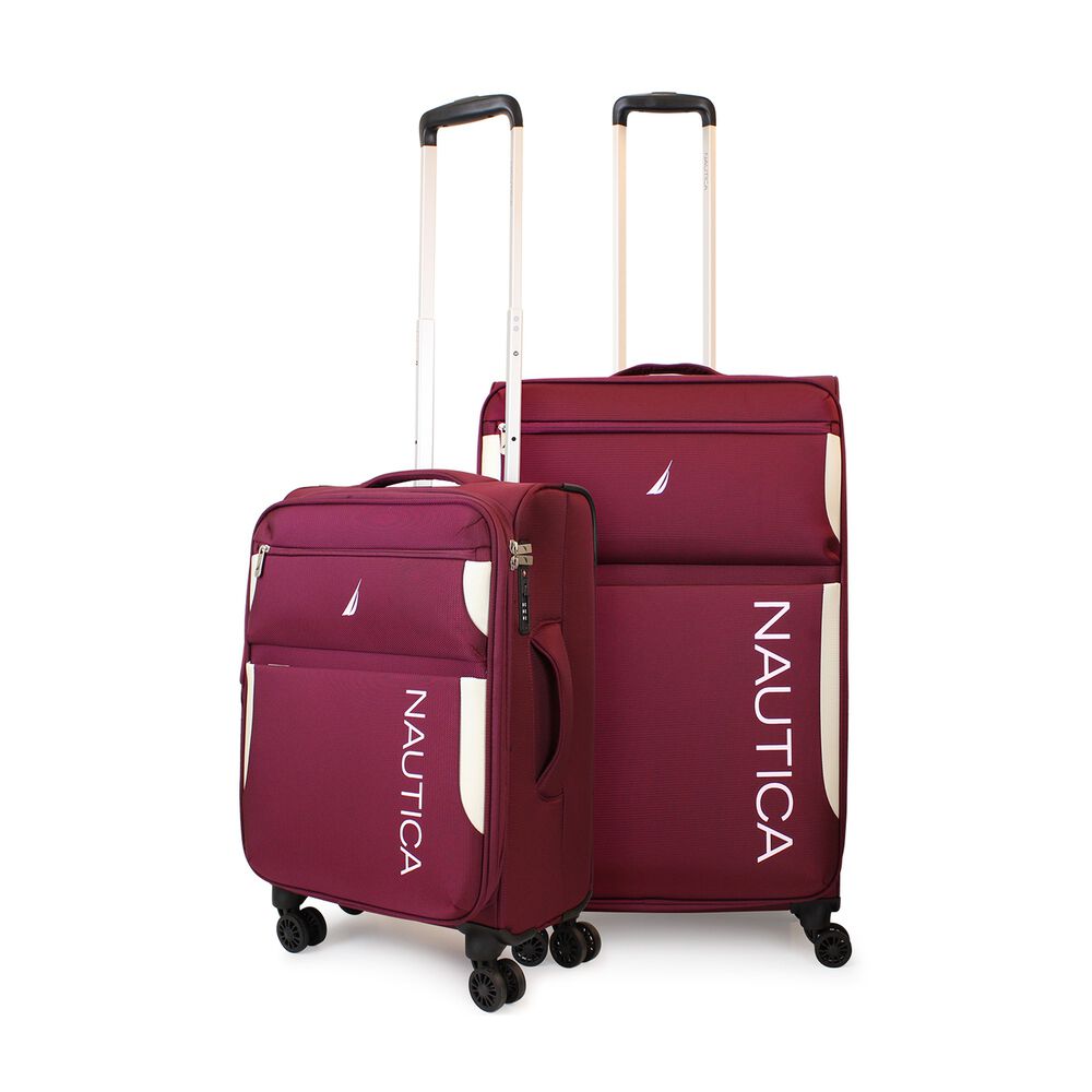 Pack 2 Maletas De Tela S+m Nautica Marbella 10k Y 20k Burdeo image number 0.0