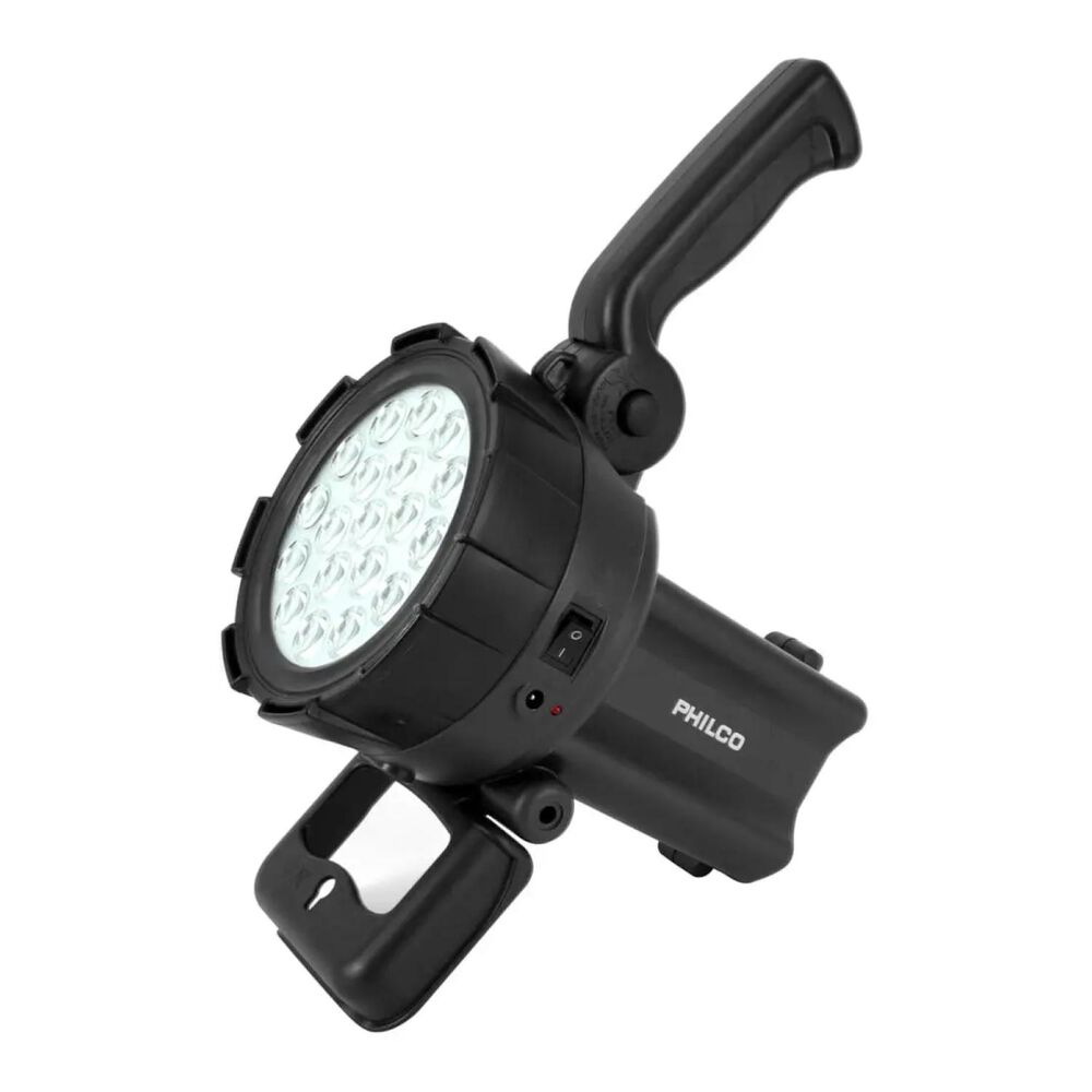 Linterna Foco Recargable 19led Alto Brillo Negro image number 1.0
