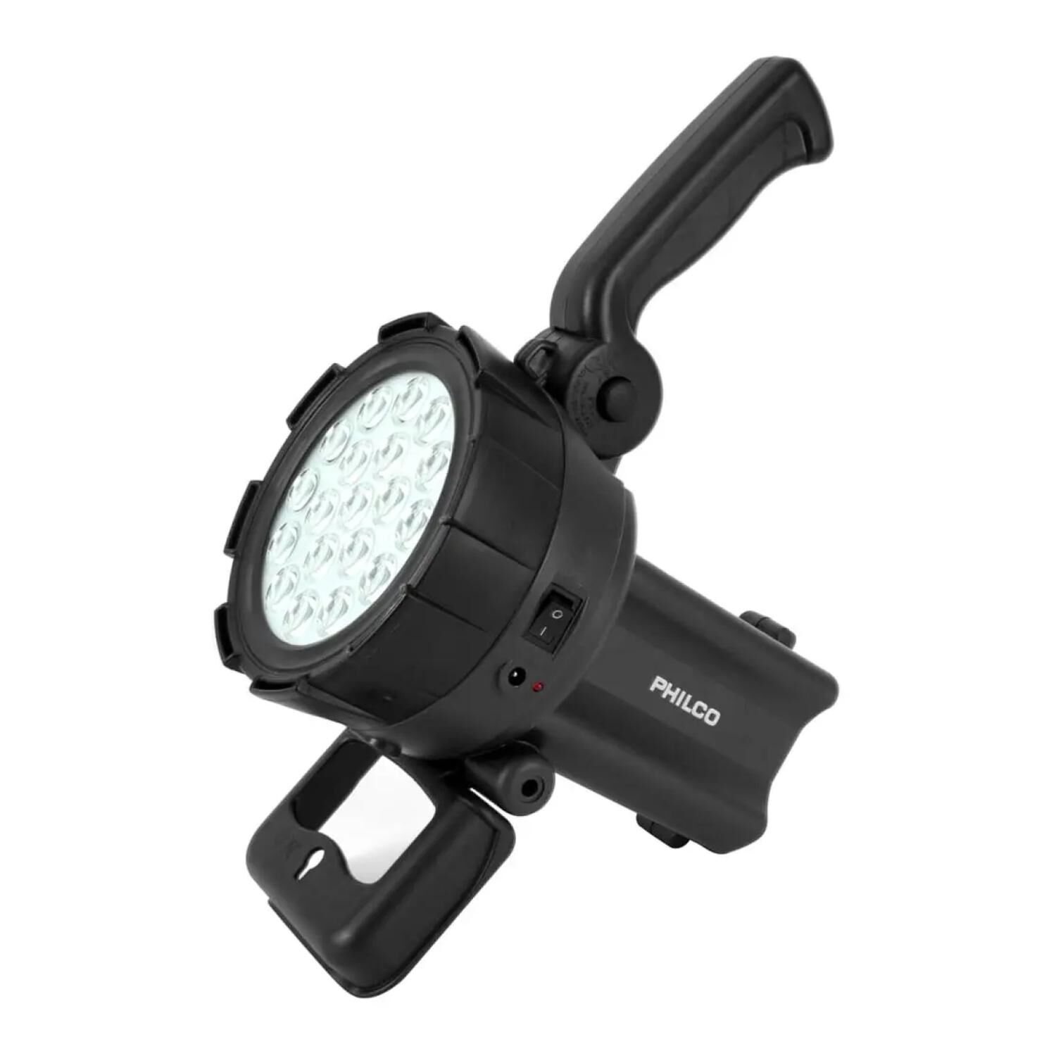 Linterna Foco Recargable 19led Alto Brillo Negro image number 1.0