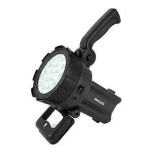 Linterna Foco Recargable 19led Alto Brillo Negro