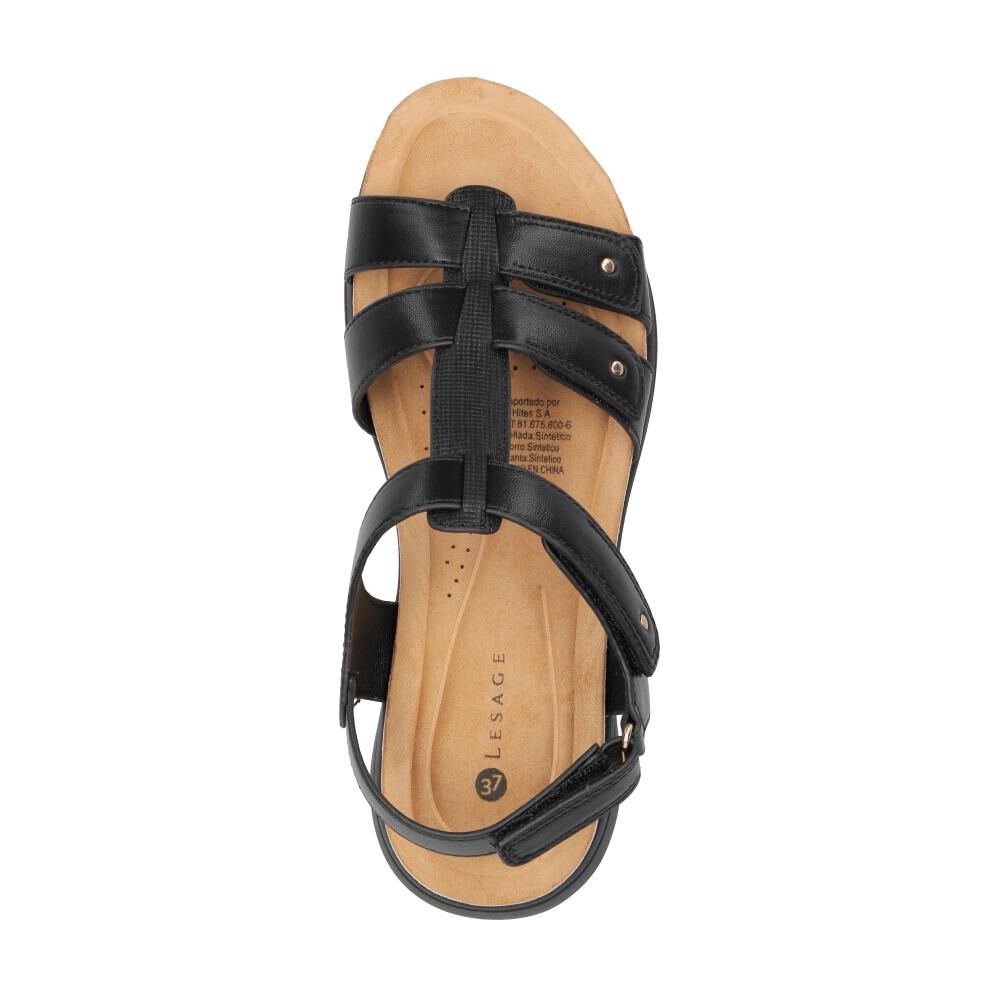 Sandalia Mujer Lesage Black image number 4.0
