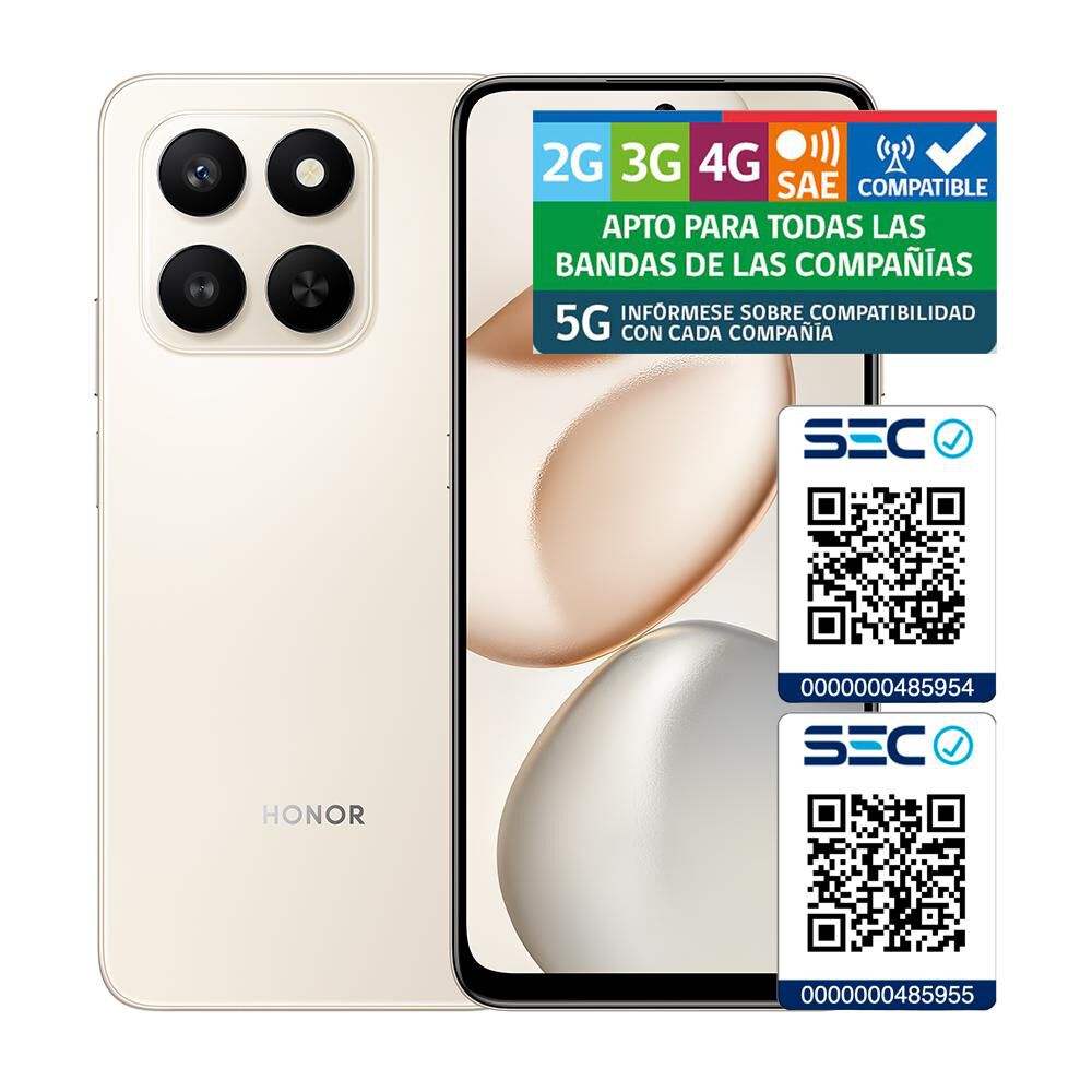 Smartphone Honor H400 Smart / 5G / 256 GB / Gold / Liberado image number 2.0
