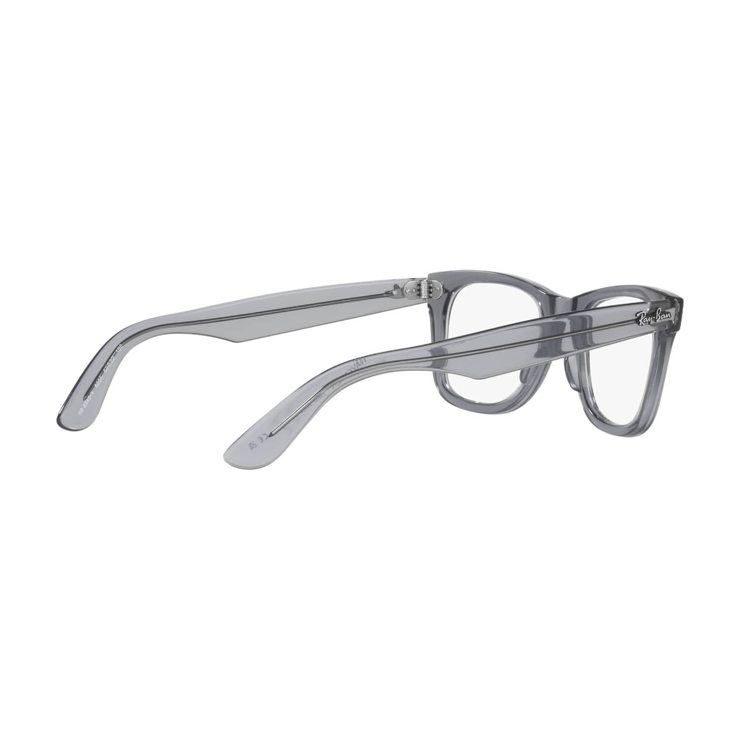 Lentes &Oacute;pticos Wayfarer Ease Gris Transparente Ray-ban Optical image number 8.0