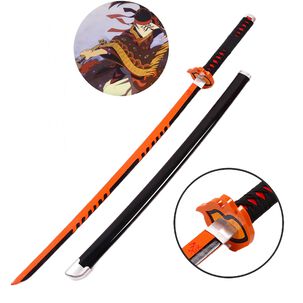 Cosplay Espada Kamado Tanjiro Fuego Kimetsu No Yaiba