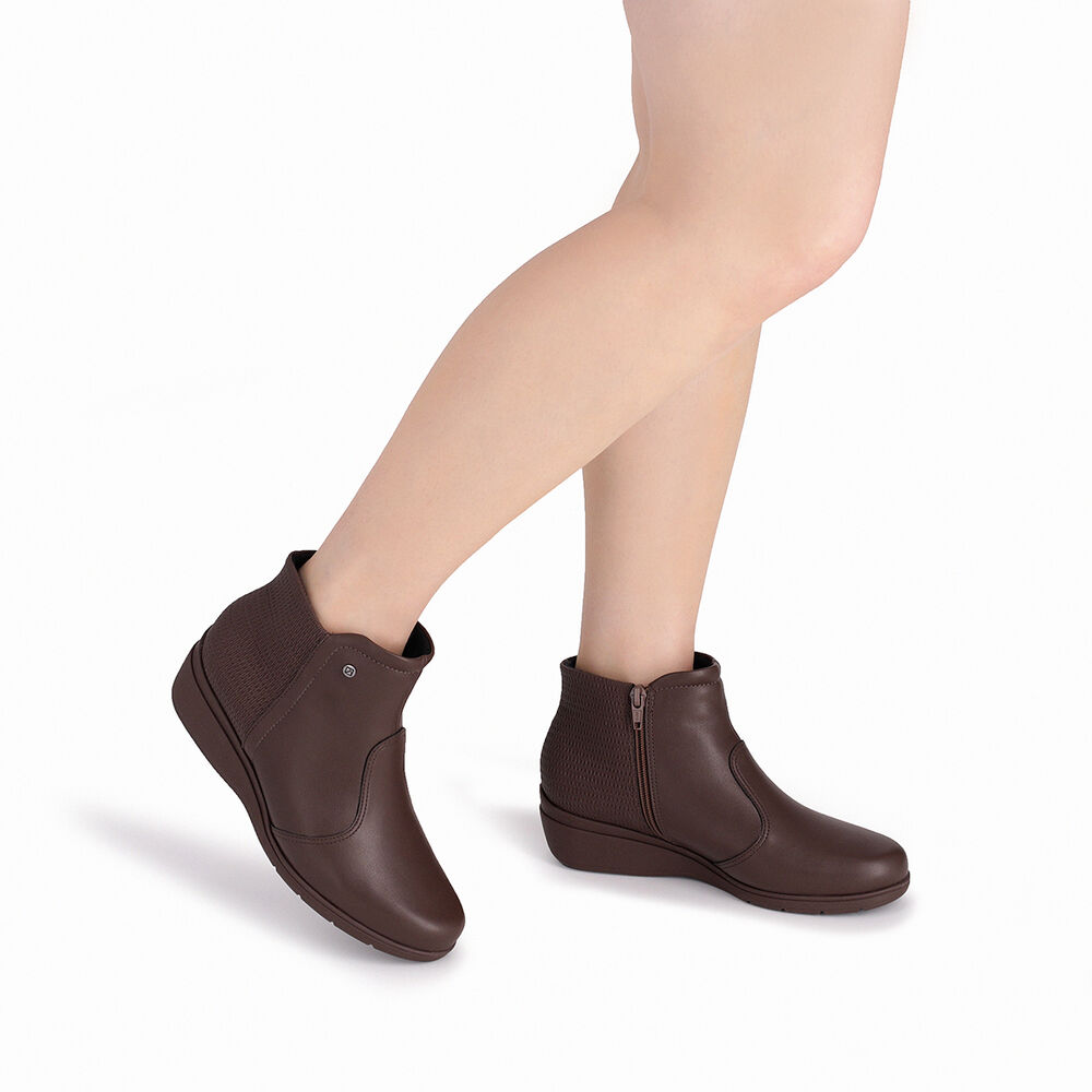 Bota Mujer Anabela Beth Chocolate Piccadilly image number 4.0
