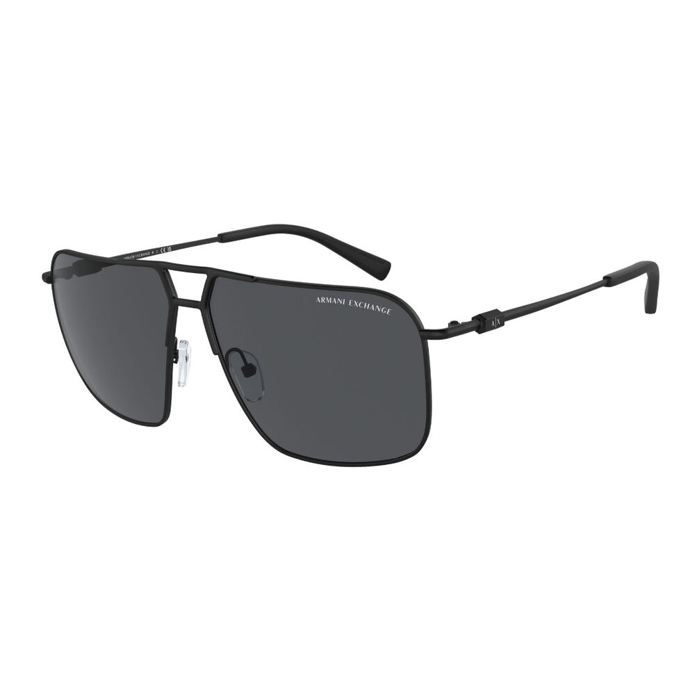 Lentes De Sol Negro Mate Armani Exchange image number 1.0