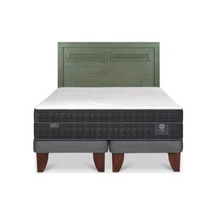 Cama Europea Cic Lux / King / Base Dividida + Respaldo