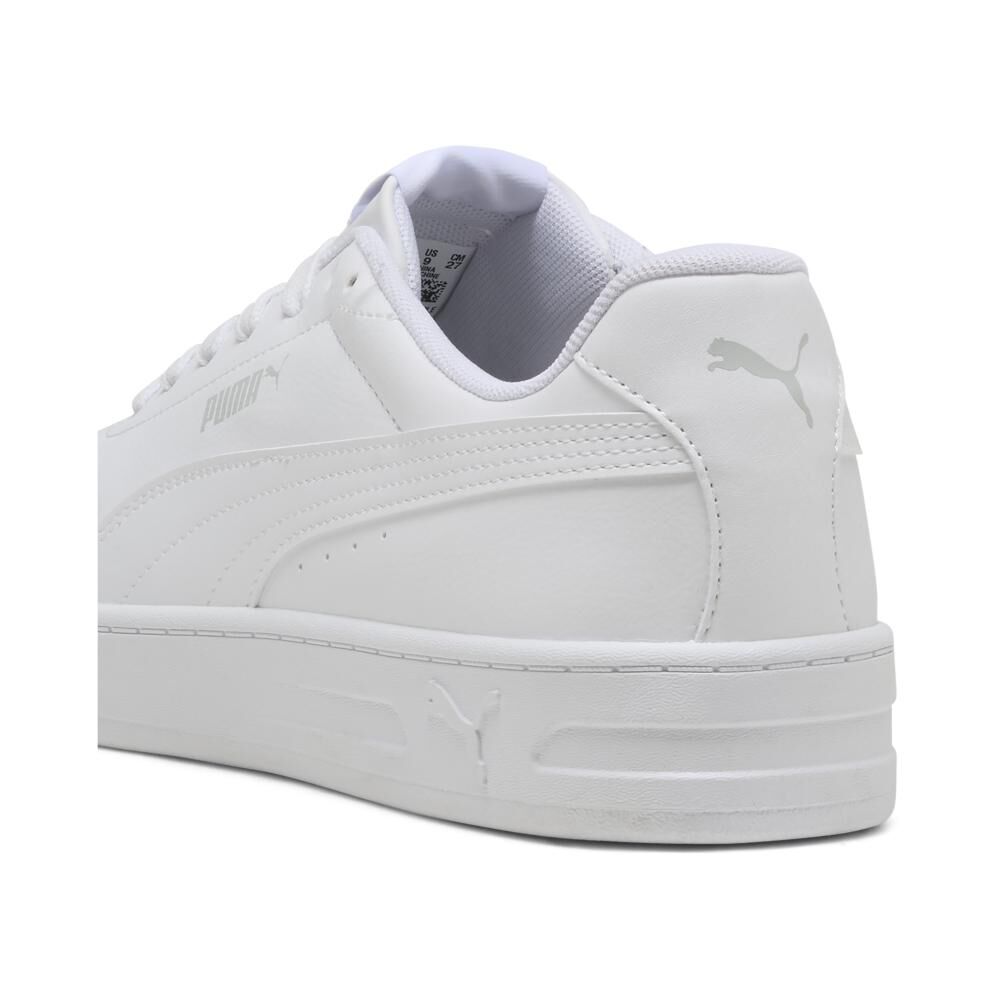 Zapatilla Urbana Hombre Puma Court Classic Blanca image number 5.0