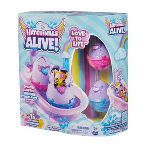 Hatchimals Alive Diversión Baño De Colores