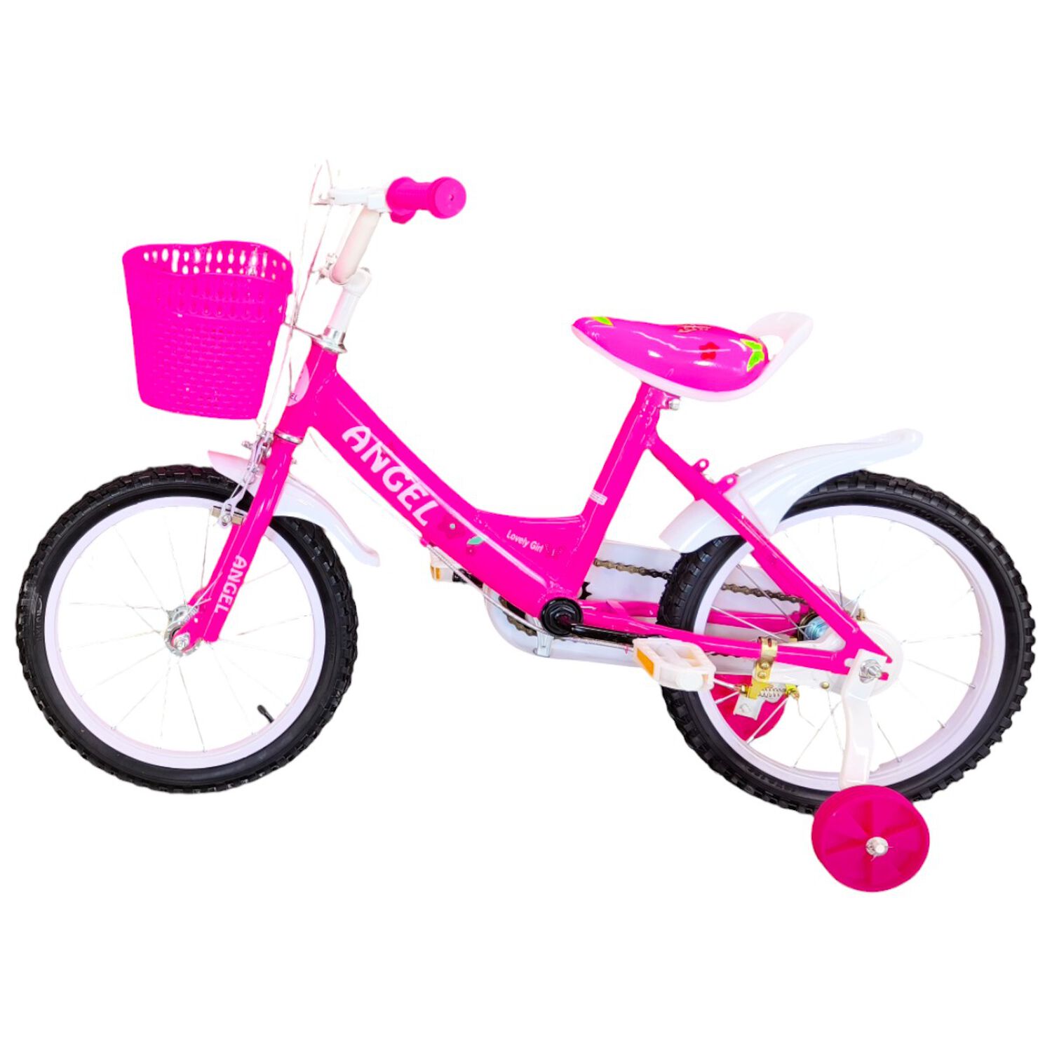 Bicicleta Aro 16 Infantil Rosado Angel image number 5.0