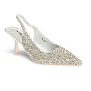 Zapato Taco Plata Andarina Art. 5sl028plata