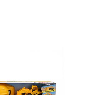 Set Vehiculos Construcci&oacute;n Con Tolva Y Cargador Frontal