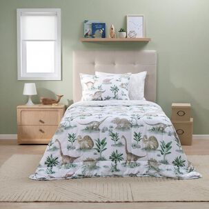 Plum&oacute;n Infantil Rosen Kids Dinos / 1.5 Plazas