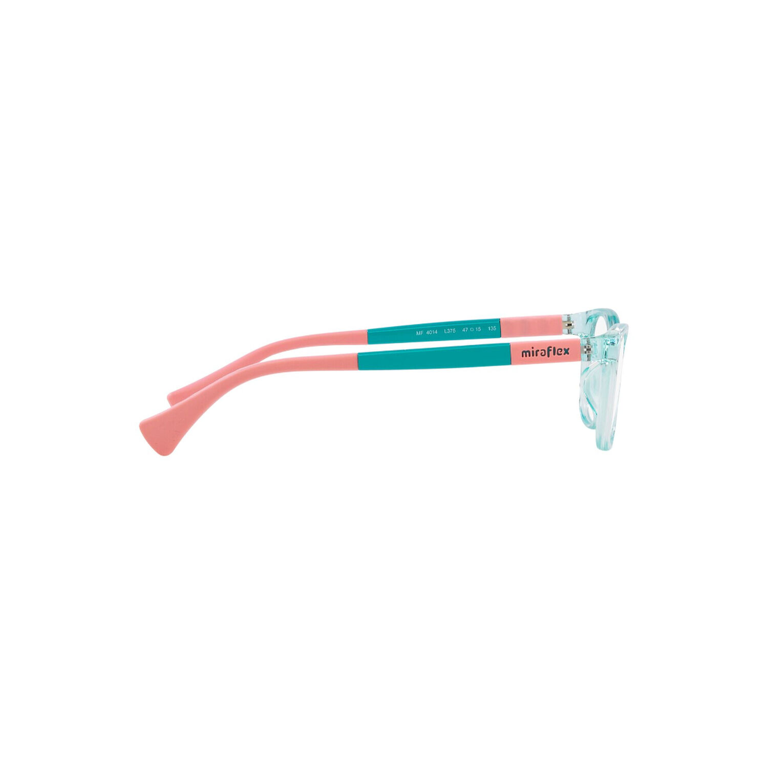 Lentes &Oacute;pticos Turquesa Rosa Miraflex Para Ni&ntilde;os image number 9.0
