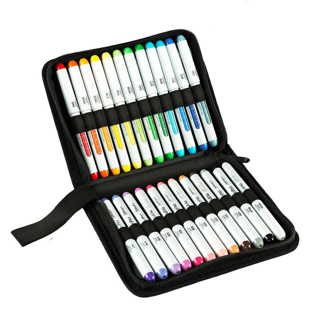 Ohuhu 24 Marcadores Acrílicos Punta Pincel image number 0.0