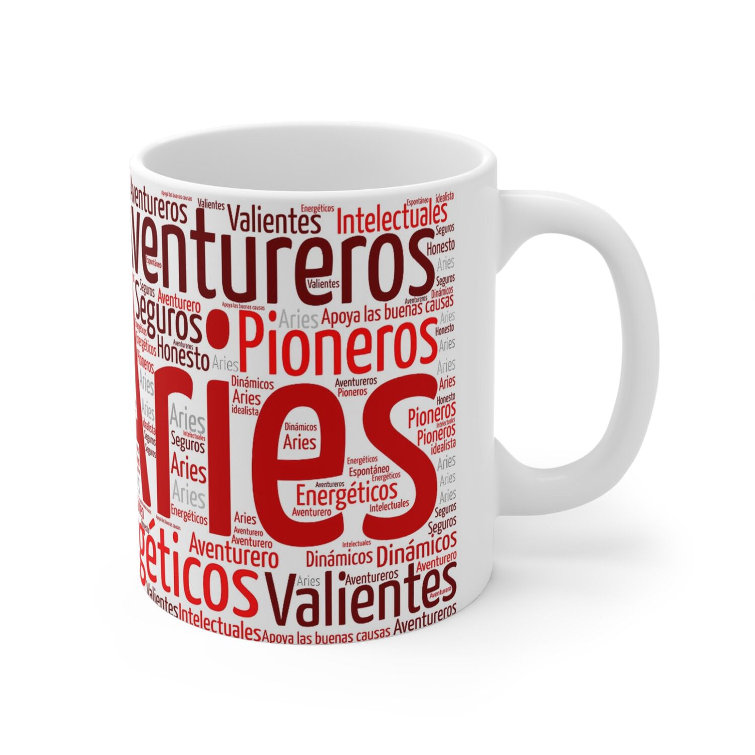 Taza Signo Zodiacal Aries - Cer&aacute;mica Hor&oacute;scopo Astrolog&iacute;a Regalo image number 2.0