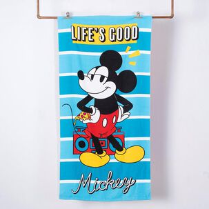 Set Toalla 70x140+ Lentes De Agua Mickey