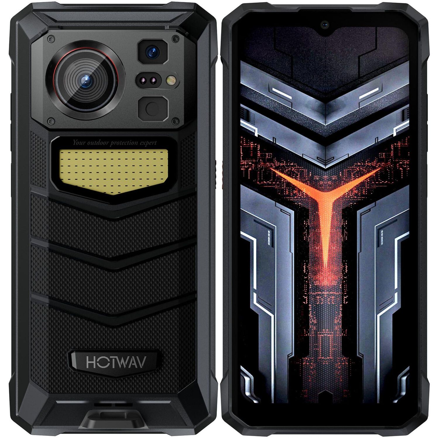Hotwav W11 - Smartphone Resistente Con Bater&iacute;a De 20.800mah Y Led De Camping image number 0.0
