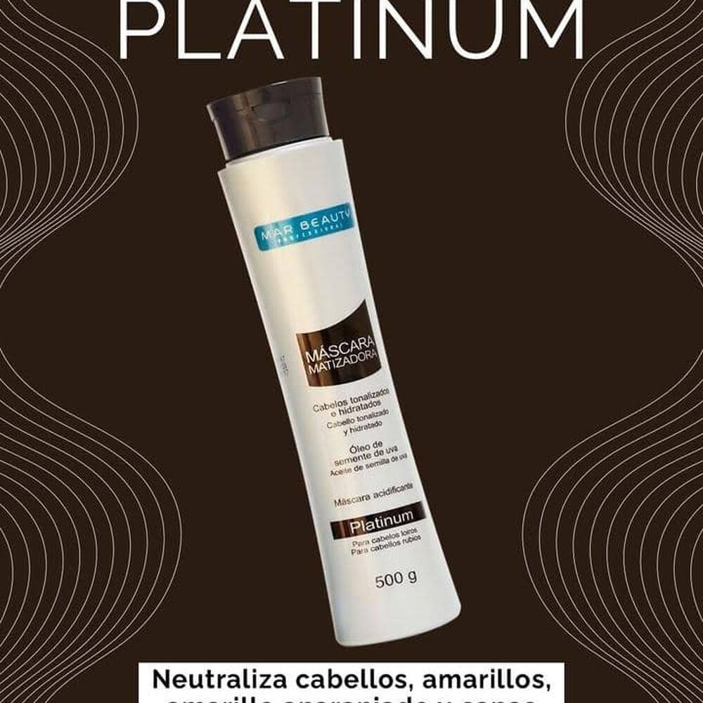 Mascara Matizadora Platinum 500g Mar Beauty image number 0.0