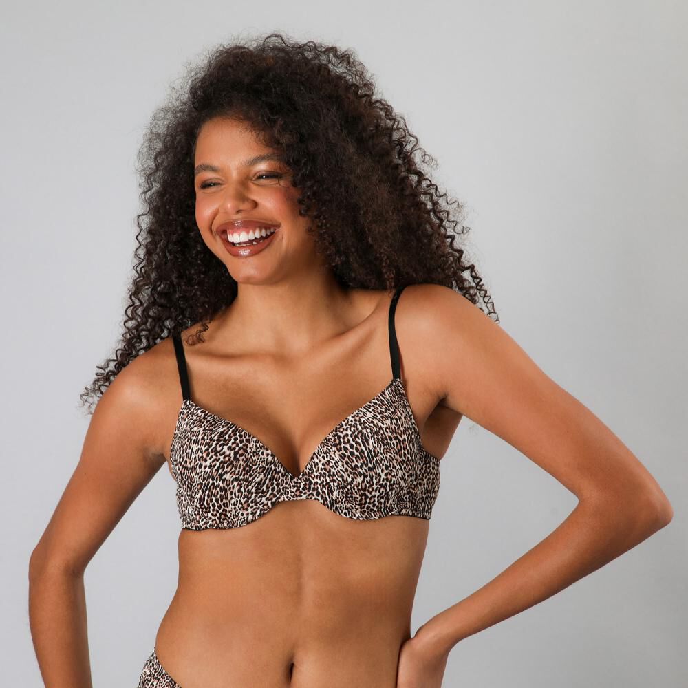 Pack 3x Sosten Balconet Push Up Micro Pr Flores image number 2.0