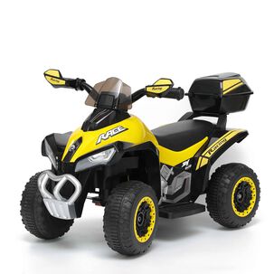 Cuatrimoto A Bater&iacute;a Quad Lx Amarilla Bebesit