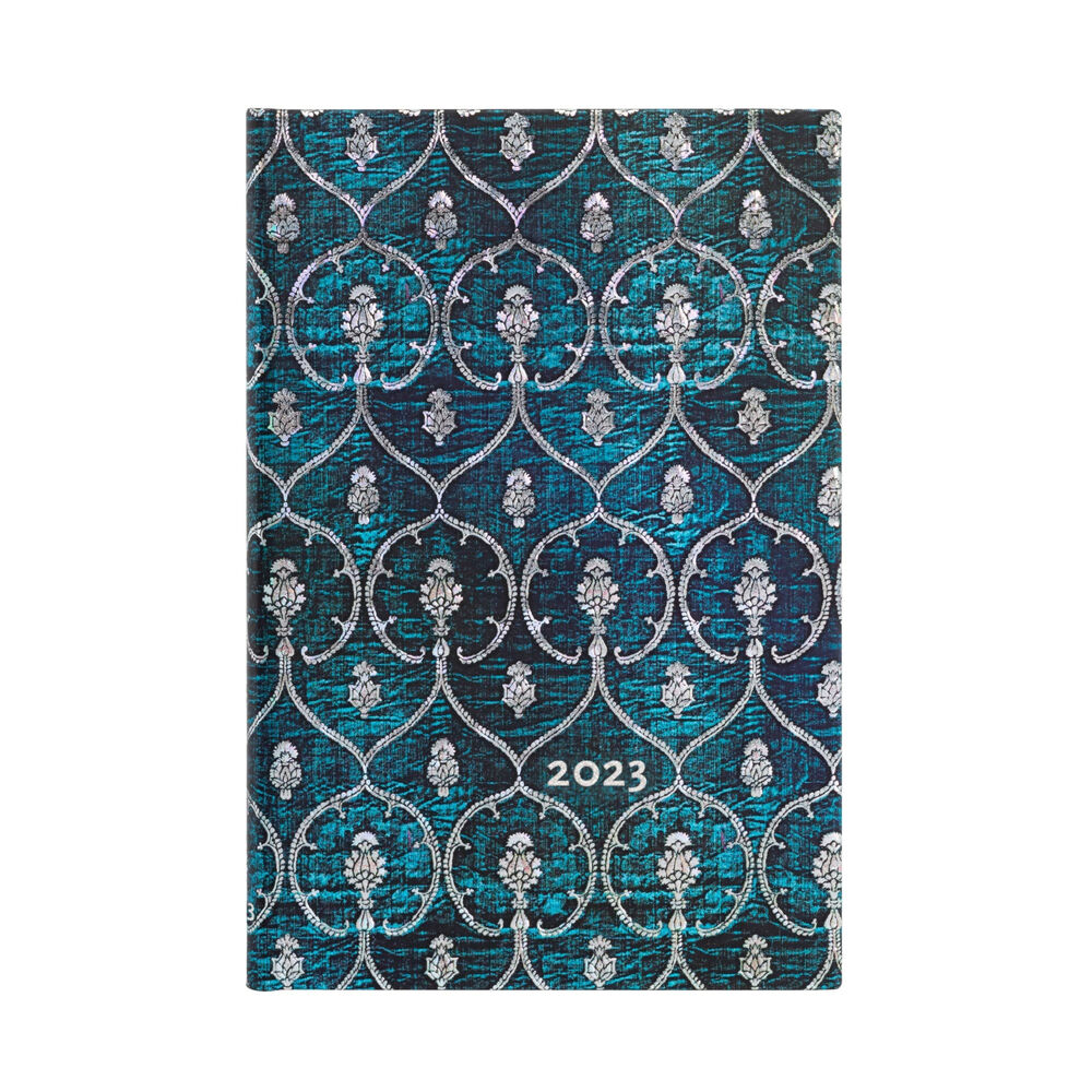 Agenda 2023 Terciopelo Azul Velvet T.dura Vis Semana Mini image number 0.0