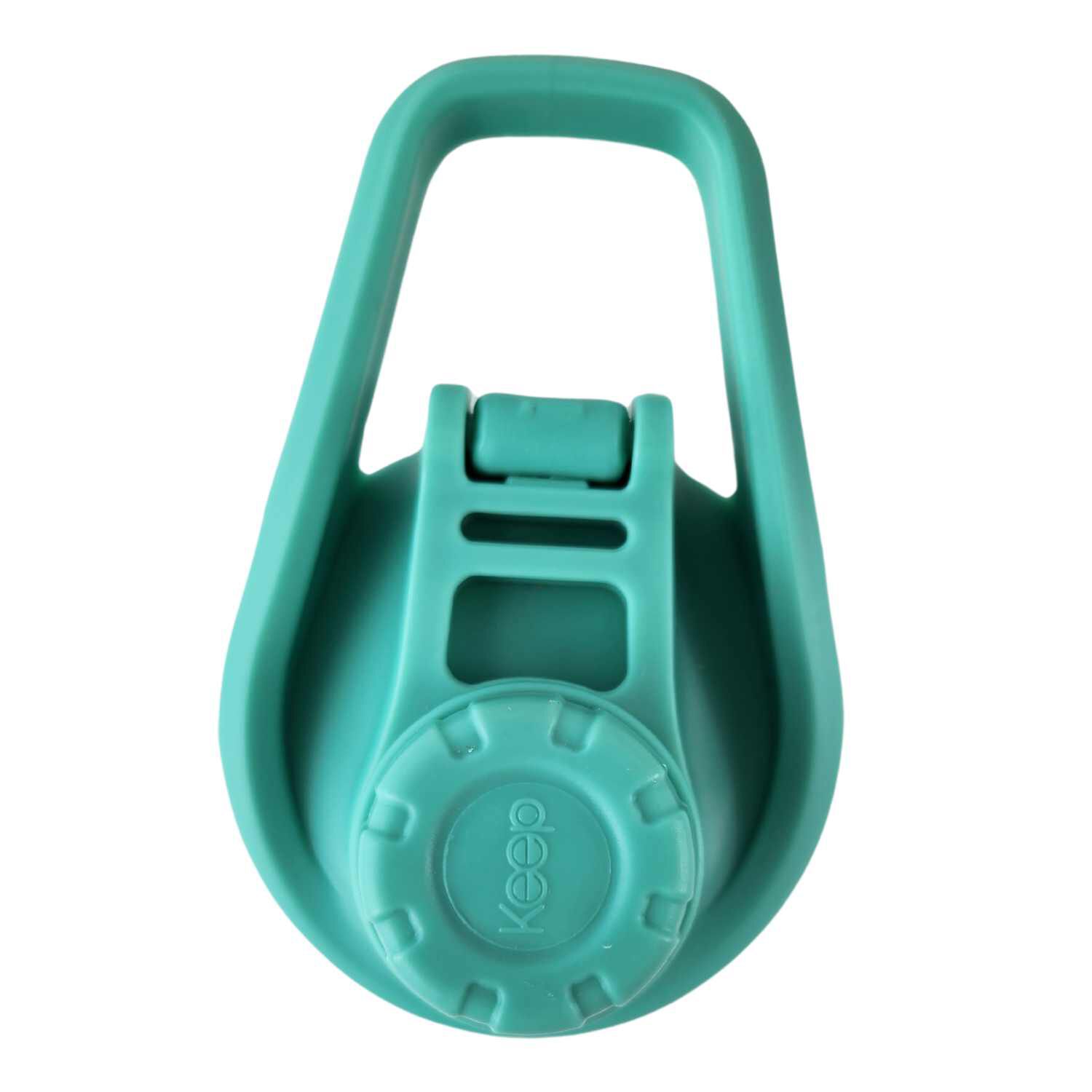 Botella Keep 470ml Vidrio Protector Agua Deportes Outdoor Turquesa image number 5.0
