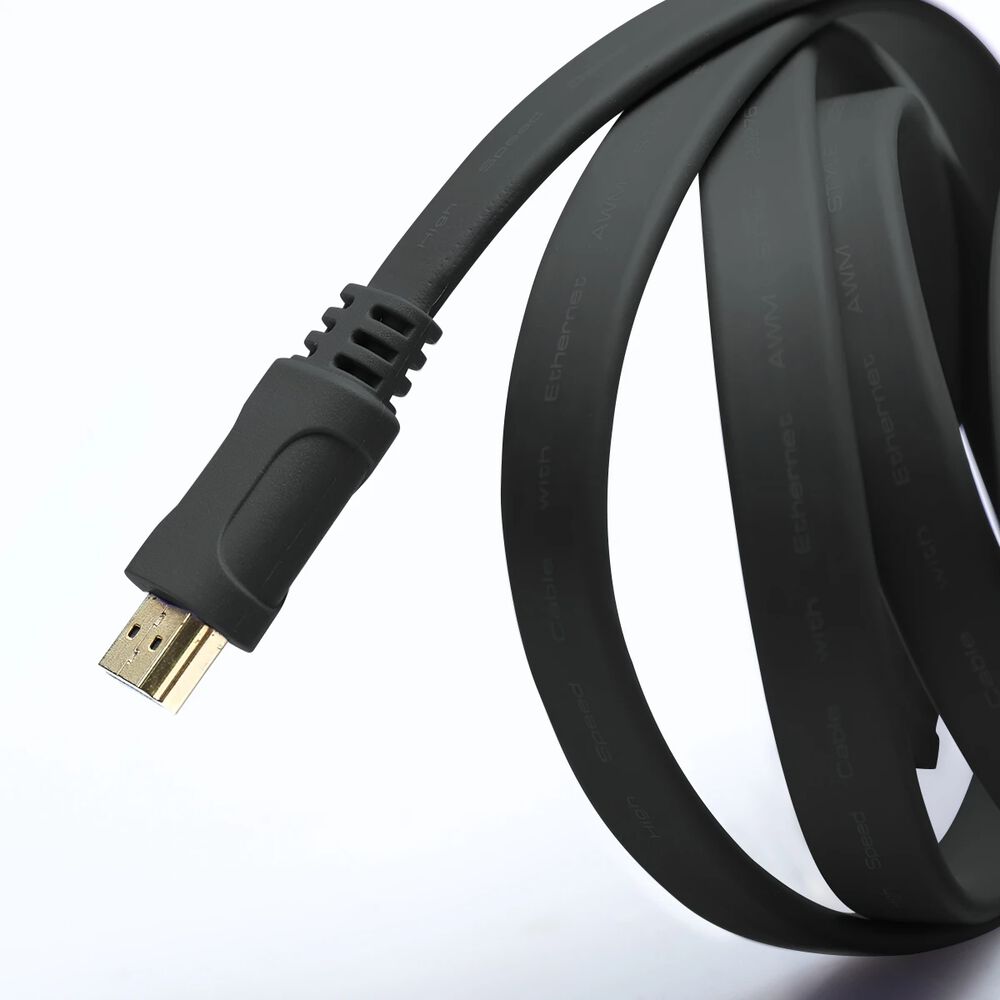 Cable Hdmi Ultra Plano 1.8m Full Hd 1080p Reforzado Bl187 image number 5.0