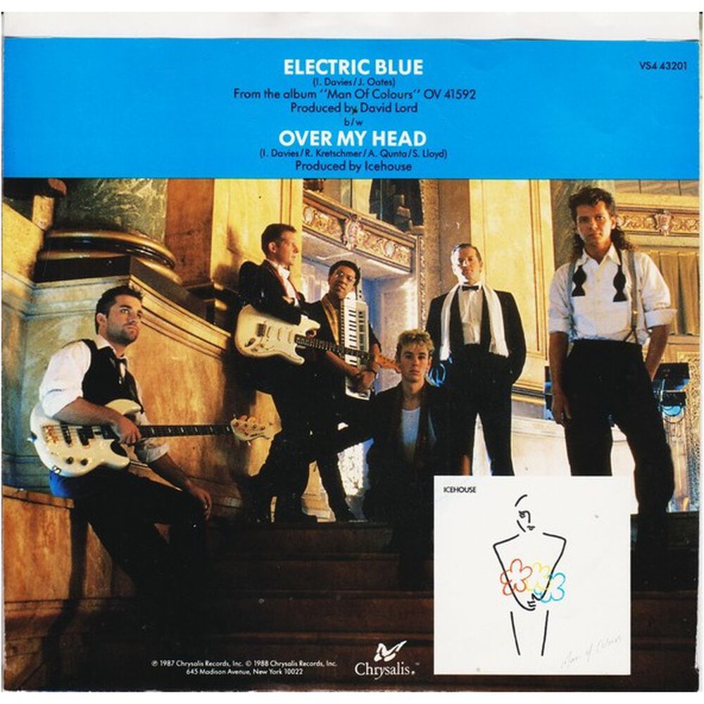 Icehouse - Electric Blue (cover) | 7" Single Vinilo Usado image number 1.0
