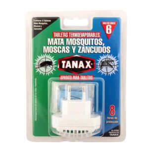 Ahuyenta Zancudos Y Mosquitos / Insecticida Aparato + 6 Tabletas - Tanax