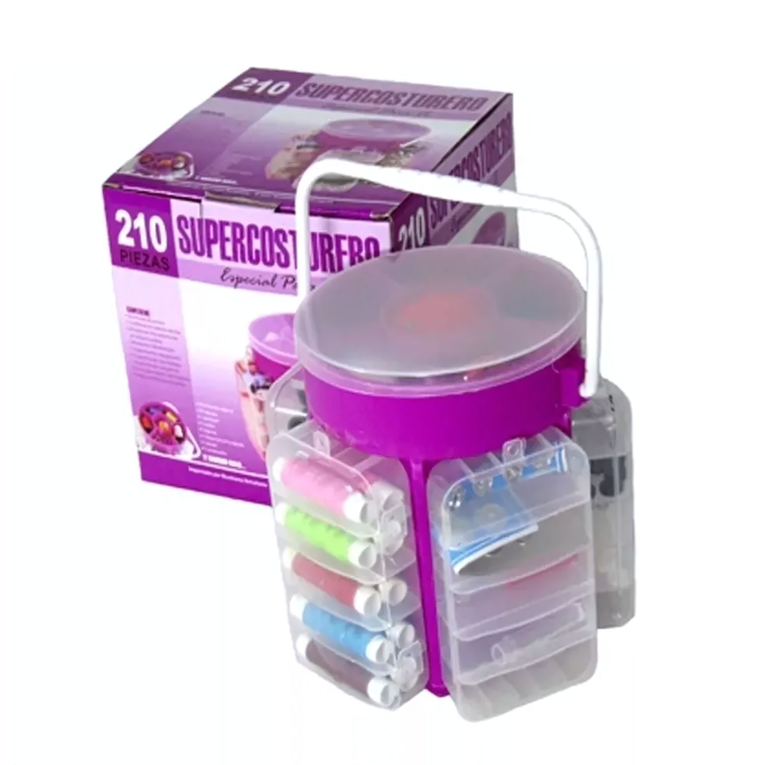 Costurero Organizador Set Costura 210 Piezas 18cm Resistente image number 1.0