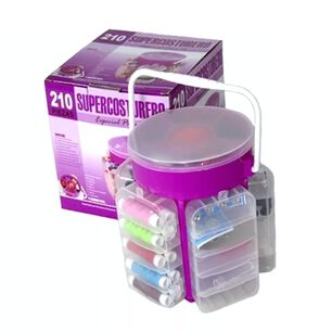 Costurero Organizador Set Costura 210 Piezas 18cm Resistente
