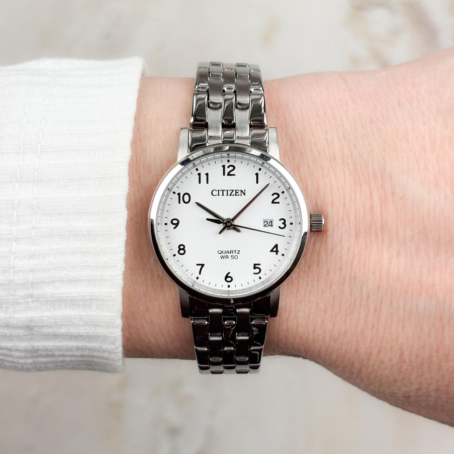 Reloj Citizen Mujer Eu6090-54a Analogo Quartz image number 4.0
