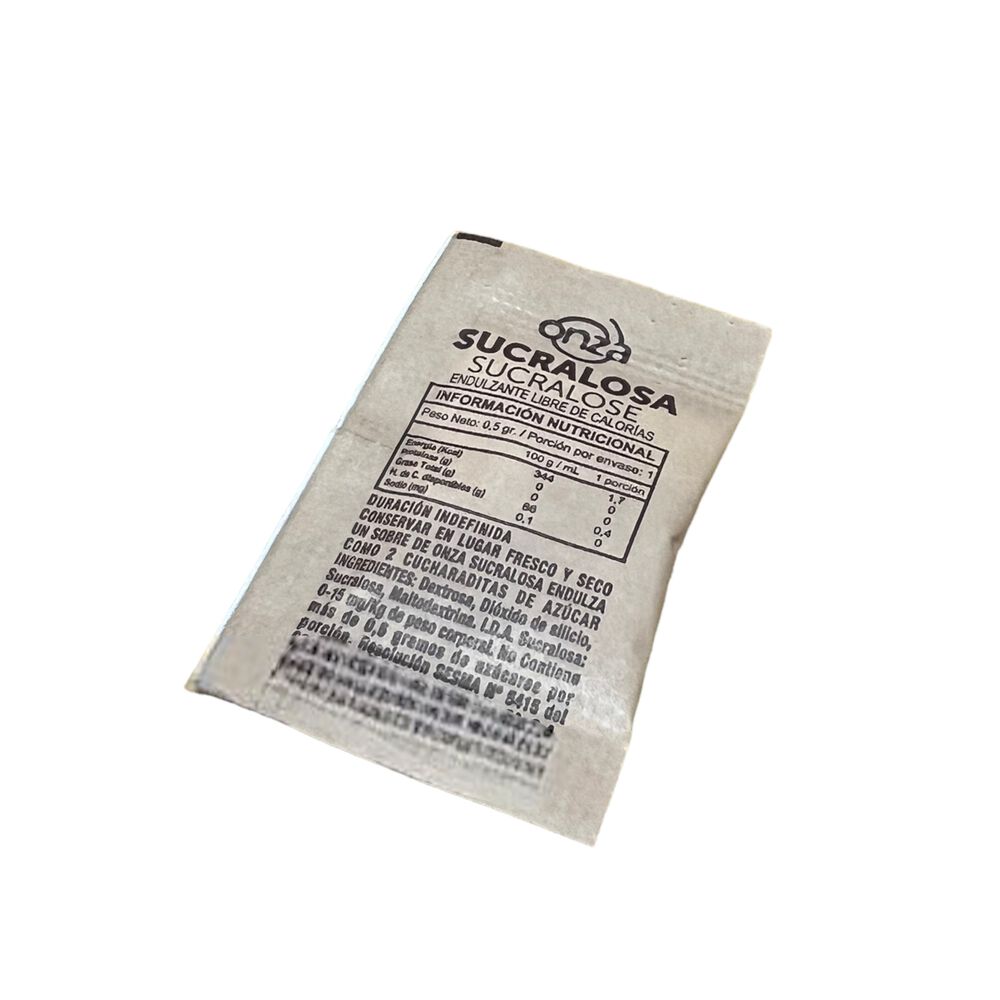 Sachet Sucralosa | Endulzante 0,5g 1000 Un image number 2.0