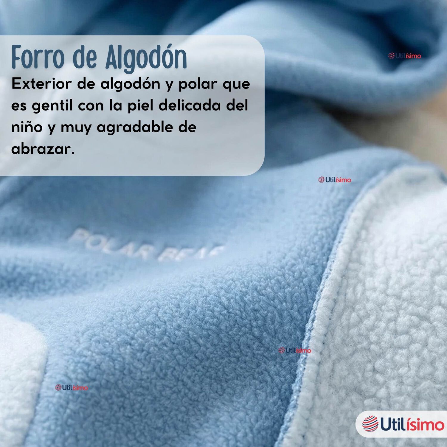 Poler&oacute;n Polar Con Capucha Invierno Beb&eacute; Ni&ntilde;o Arctic Bear image number 6.0