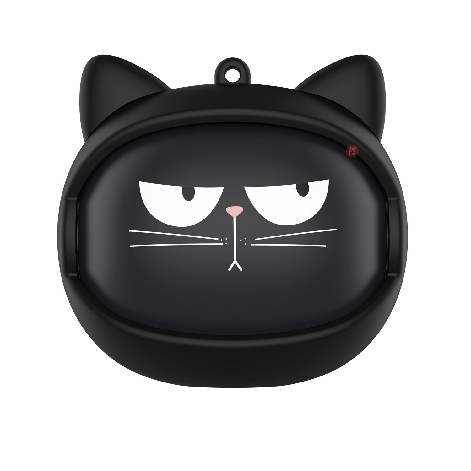 Aud&iacute;fonos Bluetooth Con Caras Seleccionables Gato Negro - Ps image number 3.0