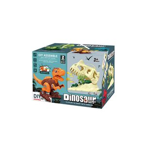 Juguete Set Dinosaurios Armables Accesorios Cabeza Caja Infantil