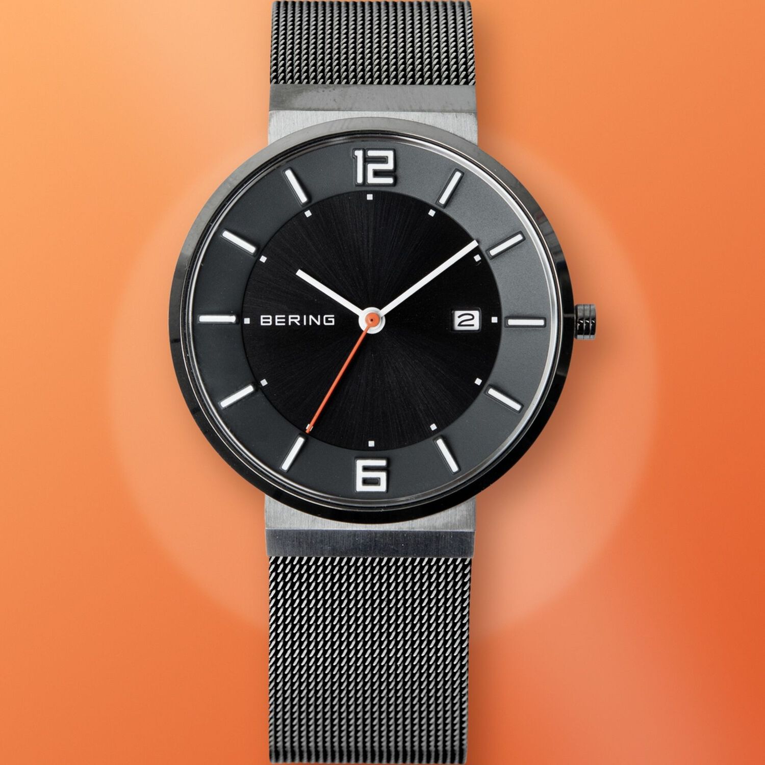 Reloj Solar Hombre Bering Negro 14639-377 image number 2.0