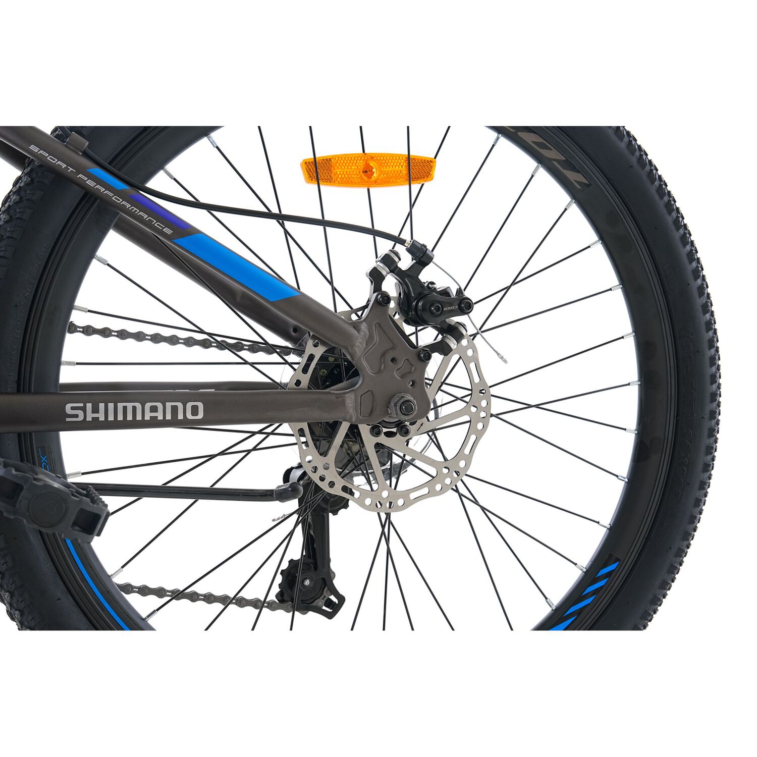 Bicicleta Totem Mtb Aro 24 Modelo Atlantis Gris image number 2.0