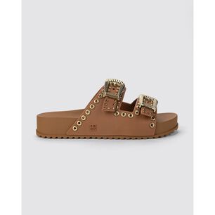 Sandalia Mujer Beige Hold Ad Zaxy