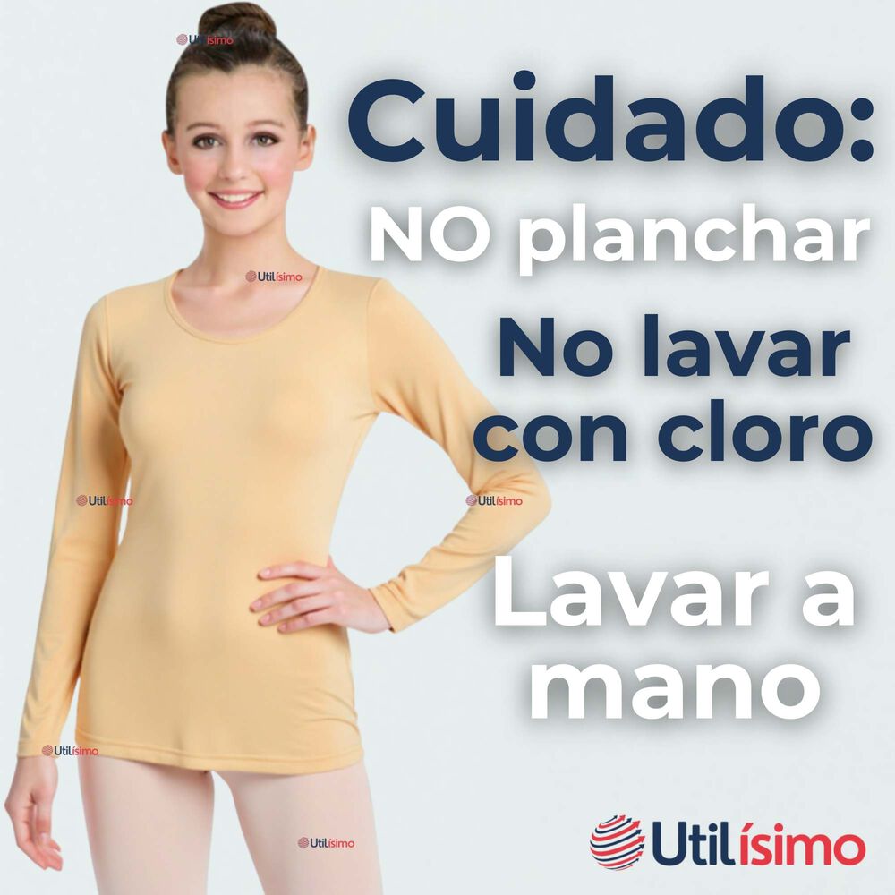 Camiseta De Panty Elástica Transpirable Manga Larga Nylon Segunda Piel image number 8.0
