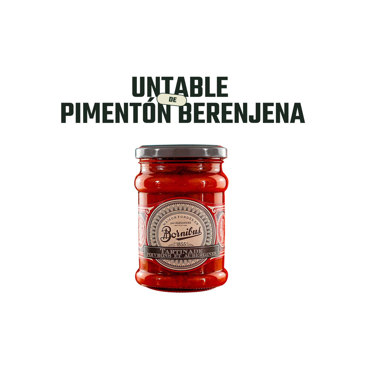 Pasta Piment&oacute;n Berenjena Bornibus 1 X 250 Gr image number 2.0