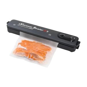 Maquina Selladora Al Vacio Para Alimentos + Bolsas Color Negro